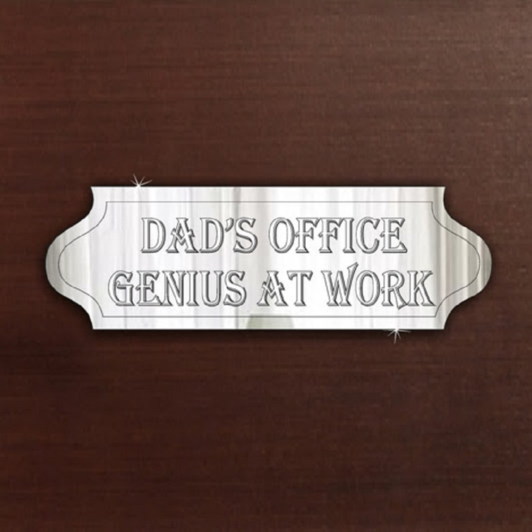 Maturi Dad's Office Decorative Sign Wayfair.co.uk